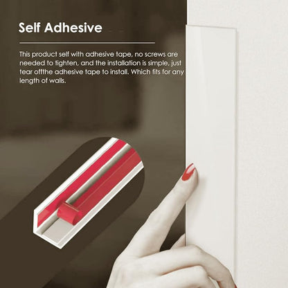 Proflex Wall Corner Protector - Clear 2 inch x 60 inch - Pack of 6 - Self Adhesive Corner Guards for Walls Edge Protection – Easy to Apply – No Tools Needed