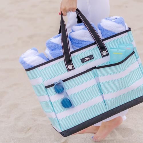 SCOUT Ben Pocket Tote - Multi-use with breakway zipper - color: Catch of the Day