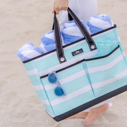 SCOUT Ben Pocket Tote - Multi-use with breakway zipper - color: Catch of the Day