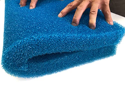 Aquarium Bio Sponge Filter Media Pad Open Cell Foam Cut-to-fit Matten Filter Fish Tank Sump Divider 23.6" x 17" x 2" - size: 23.6" x 17" x 2"