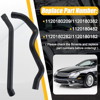 Crankcase Ventilation Hose Kit Air Intake Tube Connector Compatible with Mercedes Benz 1998-2011 Replace 1120180382 1120180482 1120180282 1120180182