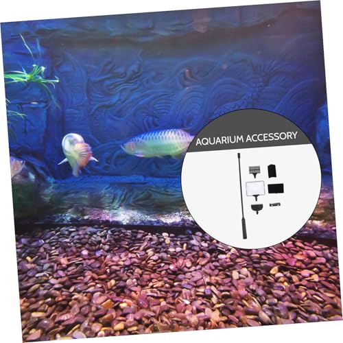 Balacoo 1set Fish Tank Cleaning Tools Aquarium Brush for Scrubbing Easy Install and Detach Multi-Functional Aquarium Cleaning Accessories
