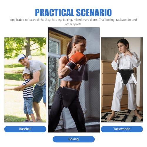 Breathable Groin Guard Male Crotch Protector Sports Groin Guard Reusable Boxing Protective Gear for Martial Arts and Combat Sports