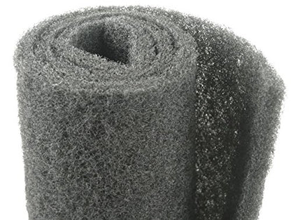 12"x 60"x 1.25" Coarse Black Universal Pond Filter Mat