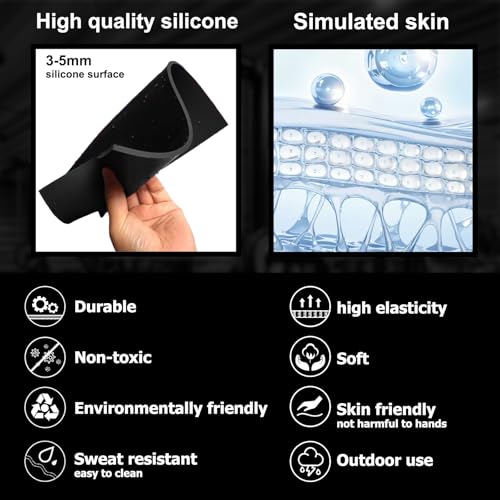 Punching Dummy Freestanding Silicone Punching Bag with Telescopic Height - color: Black2