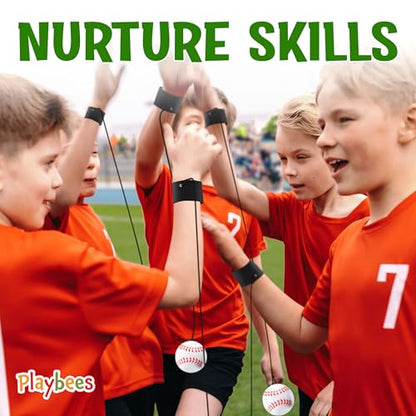 Wrist Return Baseballs for Kids, Birthday Gift & Skill Trainer, 6 Pack - style: 6 Pack
