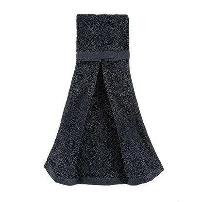 TUYUU Cotton Football Towels Youth Softball Pitching Velcro Sweat - color: Black