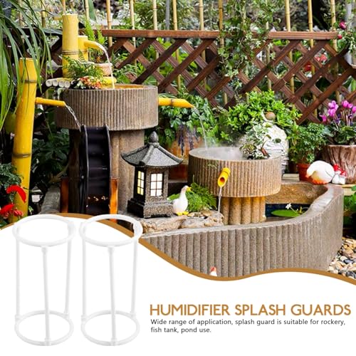 Uonlytech 8pcs Portable Splash Guards for Humidifier -Splash Design for Rockery Fish Tank Use Easy Installation Meets Various Needs