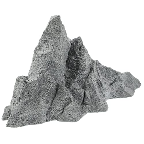 GANAZONO Desktop Rockery Ornament Durable Sandstone Micro Landscape Decor for Aquarium and Office Realistic Rockery Decoration Accessory