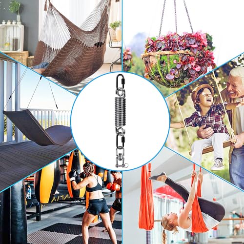 SELEWARE Boxing Punching Bag Hanger, Heavy Bag Bracket - color: Heavy Bag Spring with Open Swivel