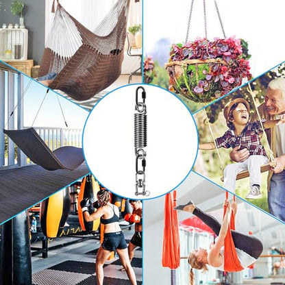 SELEWARE Boxing Punching Bag Hanger, Heavy Bag Bracket - color: Heavy Bag Spring with Open Swivel