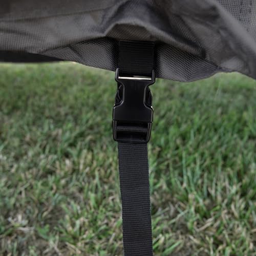 Camco ULTRAGuard 32 to 34-Ft Travel Trailer/Class A RV Cover - Features Zipper Entry Doors & Covered Air Vents - Crafted of Spunbond Polypropylene - Storage Bag for RV Storage & Organization (45733) - size: 32' - 34', style: Class A