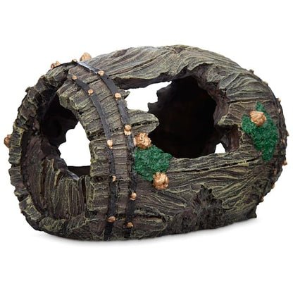 Imagitarium by Petco Aquatic Decor Barrel, 6.5" L X 3" W X 3" H