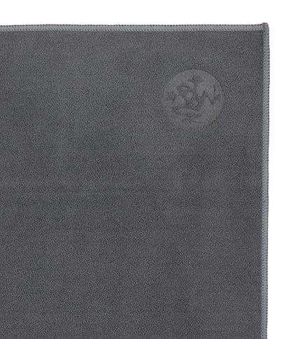 Manduka eQua Hand Towels - 16" | Rapid Moisture Activated Grip | Quick Drying, Soft Microfiber | Machine Washable | 16 x 26.5 inches | Thunder - color: Thunder