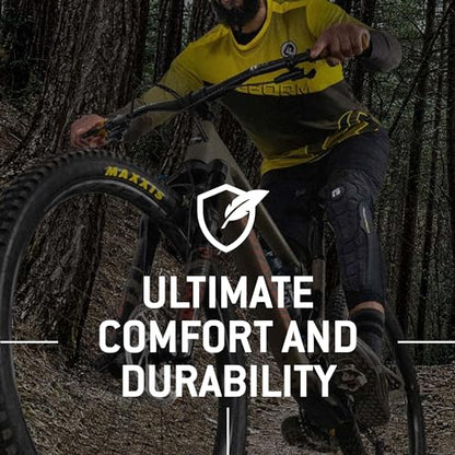 G-Form Pro Rugged 2 MTB Knee-Shin Guards, Black, Youth L/XL - size: Y L/XL