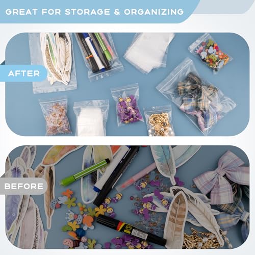 Golden State Art, 14 x 20 inch Large Clear Plastic Zip Bags, 3 Gallon Reclosable Zip Bags for Household, Clothes, T-shirts Packing|100 Pack - color: 100 Pack, size: 14x20