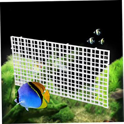 Happyyami 6pcs Aquarium Isolation Panel for Fish Tank Easy to Install and Remove Divider for Breeding and Separation Plate for Fish Tank Supplies