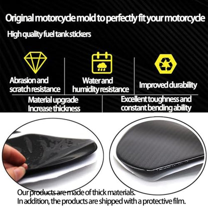 Tank Pad Sticker For Rebel300 Rebel250 Rebel500 Thermal Insulation, Damage Prevention, Coating Protection,The Fuel Tank Pad,New Styles (Black and Red) - color: Black and Red