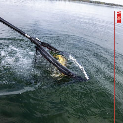 Bubba Telescoping Net with Non-Slip Grip, Collapsible, Adjustable, Durable Aluminum, Lightweight, for Fishing, Boating, and Outdoors - size: Medium