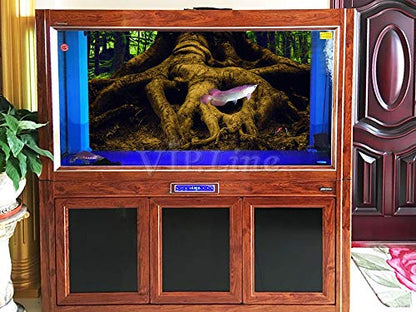 Large Tree Root PVC Aquarium Background Poster Fish Tank Decorations Landscape (36" x 16"/ 91 x 41cm) - size: 36" x 16"/ 91 x 41cm