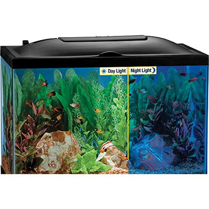 Marineland LED Light Hood For Aquariums, 24 Inches By 12 Inches, Natural Shimmering Light With Night Light Effect - size: 24 by 12-Inch