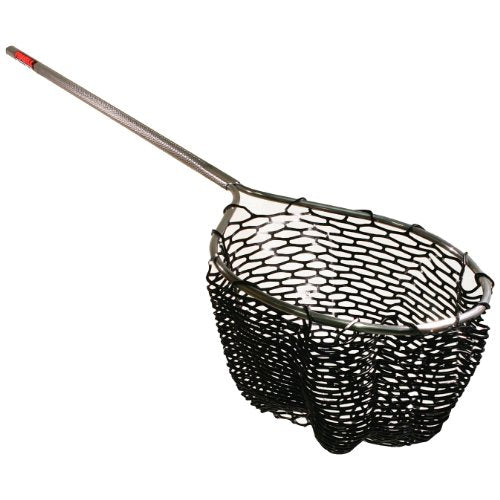 Frabill Sportsman Landing Fishing Net - color: 3/8" Black Rubber Netting, style: Hoop Size: 17" X 19"