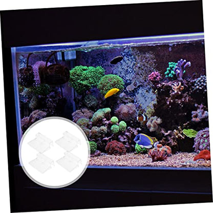 Generic 32pcs Aquarium Cover Clip Holders Fish Tank Lid Bracket Easy to Install Acrylic Support for Aquariums and Fish Tanks