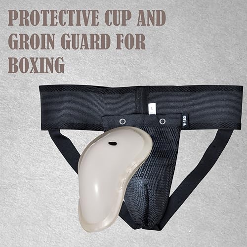 Groin Protector - Protective Cup and Groin Guard for Boxing, Muay Thai, Kickboxing, MMA Training, Karate, Taekwondo, Grappling - size: XX-Small