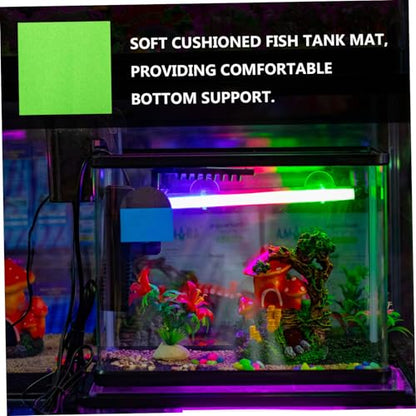 Aquarium Bottom Mat Thicken Non-Skid Pad for Fish Tank Soft Cushioning for Leveling and Insulation and Lightweight Fish Tank Bottom Mat