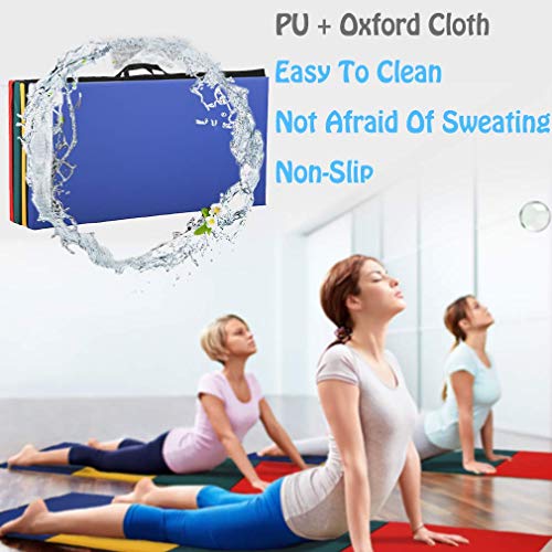Meet Perfect Folding Gymnastics Mat - color: Colorful