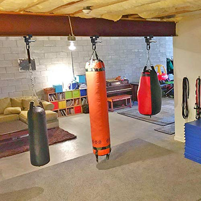 SELEWARE Boxing Punching Bag Hanger, Heavy Bag Bracket - color: I Beam Clamp