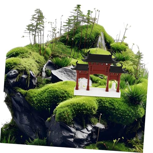 MAGICLULU Mini Chinese Bridge Ornament for Aquarium Japanese Style Fish Tank Decor Zen Home Decor DIY Terrarium Accessory
