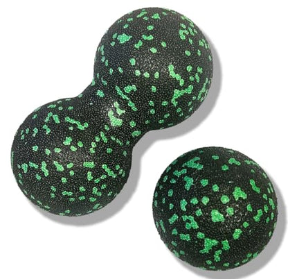 Peanut Massage Ball, Double Lacrosse Foam Roller for Physical Therapy, Firm