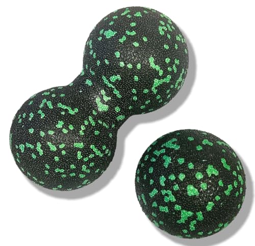 Peanut Massage Ball, Double Lacrosse Foam Roller for Physical Therapy, Firm