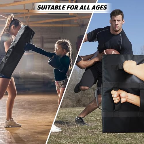 Taekwondo Kick Shield Pad 24x16in 5.5in Thick Five Handles