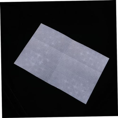 Happyyami 5pcs Plastic Mesh Grid for Fish Tank Use Handmade Mesh Flexible Design for Aquarium Divider and Craft Projects White - color: White