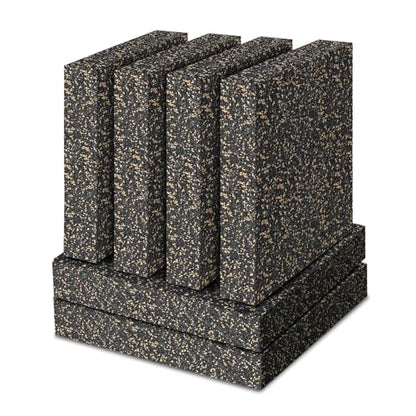 Thick Rubber-Cork Anti Vibration Pads, 4 x 4 x 1 Inches 6 Pcs Cuttable Sound Isolation Mats, Non Slip Dampening Blocks, Shock Absorbing Padding Feet for Air Compressor Washing Machine Treadmill - size: 4"x4"x1", 6pcs
