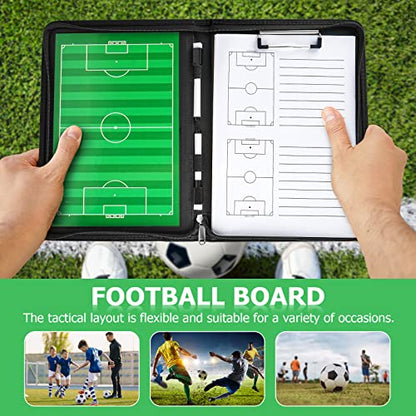 Pure Vie Portable Magnetic Soccer Coaching Board Football Tactics Clipboard | Soccer Strategy Clipboard for Coaches Training and Matches, Dry Erase Whiteboard Football Coach Must Haves with Magnets, Pen - color: 52 Cm X 34 Cm