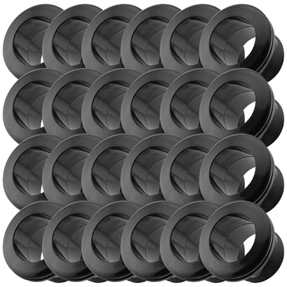 2 Inch Bulkhead Fitting 24 Pack, Heavy Duty Slip x Slip Tank Adapter, Durable Water Tank Connector for Aquariums, Rain Barrels, Hydroponics, Reservoirs, Ponds & Irrigation Systems - size: Pack of 24