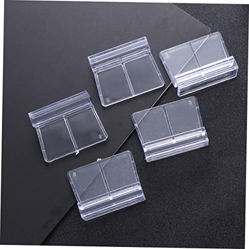 Happyyami Fish Tank Lid Aquarium Cover Bracket 10pcs Plastic Aquarium Support Frame 5-6mm Glass