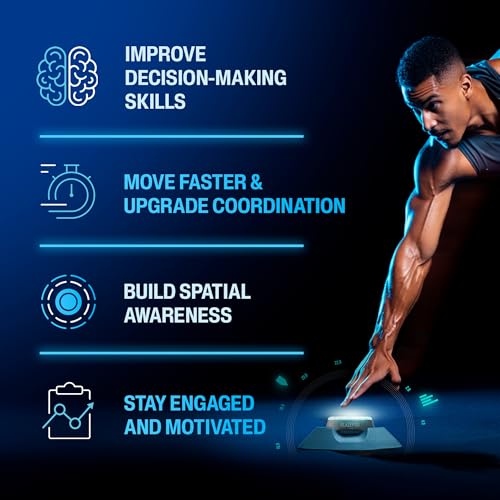 BlazePod Reaction Training Kit Smart Pods for Speed, Agility & Cognitive Drills - Pro-Level Training for Athletes, Trainers, Therapists & Coaches - App Access Included (4 Pods) - color: 6 Pods | Trainer Bundle
