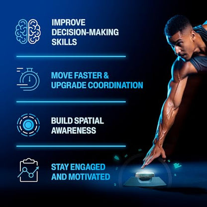 BlazePod Reaction Training Kit Smart Pods for Speed, Agility & Cognitive Drills - Pro-Level Training for Athletes, Trainers, Therapists & Coaches - App Access Included (4 Pods) - color: 6 Pods | Trainer Bundle