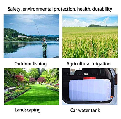 Water Tank Water Bucket, 25L/45L/110L/160L/200L Collapsible & Portable Water Container, Water Carrier Water Tank for Camping Hiking Fishing Climbing Picnic BBQ Travel Outdoor Use(Size:110L)