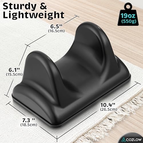 COZLOW Psoas Release Massage Tool for Back & Hip Flexor Muscle Pain Relief - color: Black - Style a