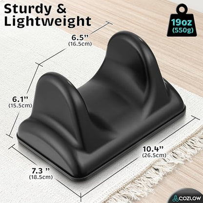 COZLOW Psoas Release Massage Tool for Back & Hip Flexor Muscle Pain Relief - color: Black - Style a