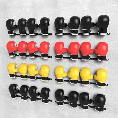 Boxing Gloves Organizer Rack, Boxing Gloves Display Stand Holder, Boxing Gloves Dryer, Wall Mounted Steel Hanging Hooks for Storage Kickboxing, Muay Thai, MMA Training Gloves(35.4in/90cm - Hold 3 Pair - size: 35.4in/90cm - Hold 3 Pairs of Gloves