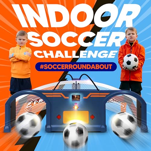 Soccer Trainer, Kids Soccer Exercises Training Set | Improve Agility First Touch Ball Control & Foot-Eye Coordination Hand-Eye
