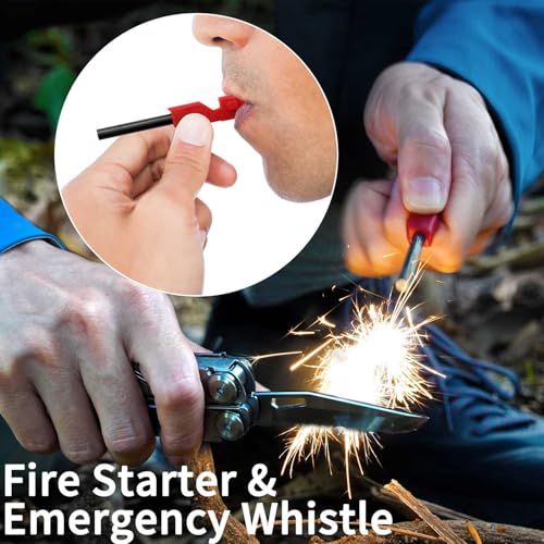 Multitool SK04, VG-10 Blade, 22-in-1 Multi-tool Pliers with Fire Starter, Emergency Whistle, Glass Breaker, Safety Locking and Nylon Sheath for Survival, Camping, multi tool for men