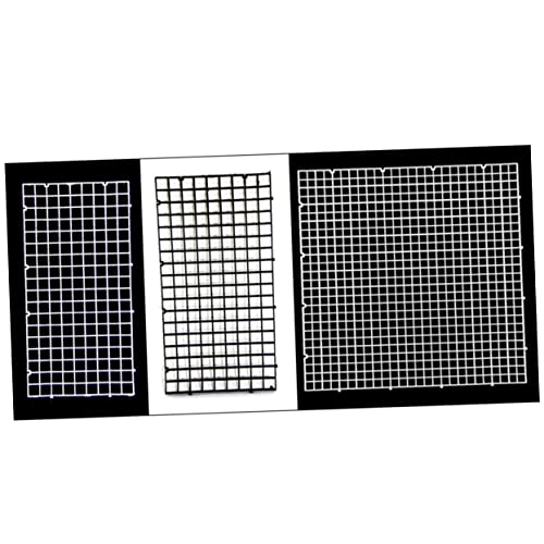 HEMOTON 1Set Spliced Lattice Plate for Aquariums Black Panels Suction Cups Easy to Install Fish Tank Divider for Isolation and Breeding