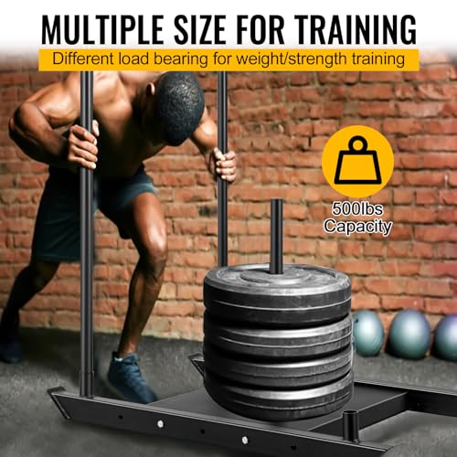 Weighted Power Sled for Speed and Strength Training - Push and Pull Prowler,500LB - style: B